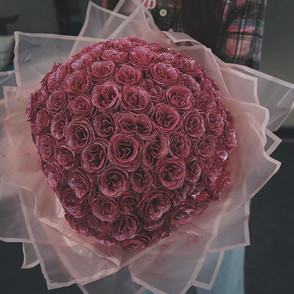 Glitter Rose Bouquet